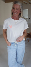 STARFISH cotton T-shirt neon pink