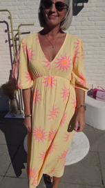 POSITANO maxi tetra dress sunny yellow