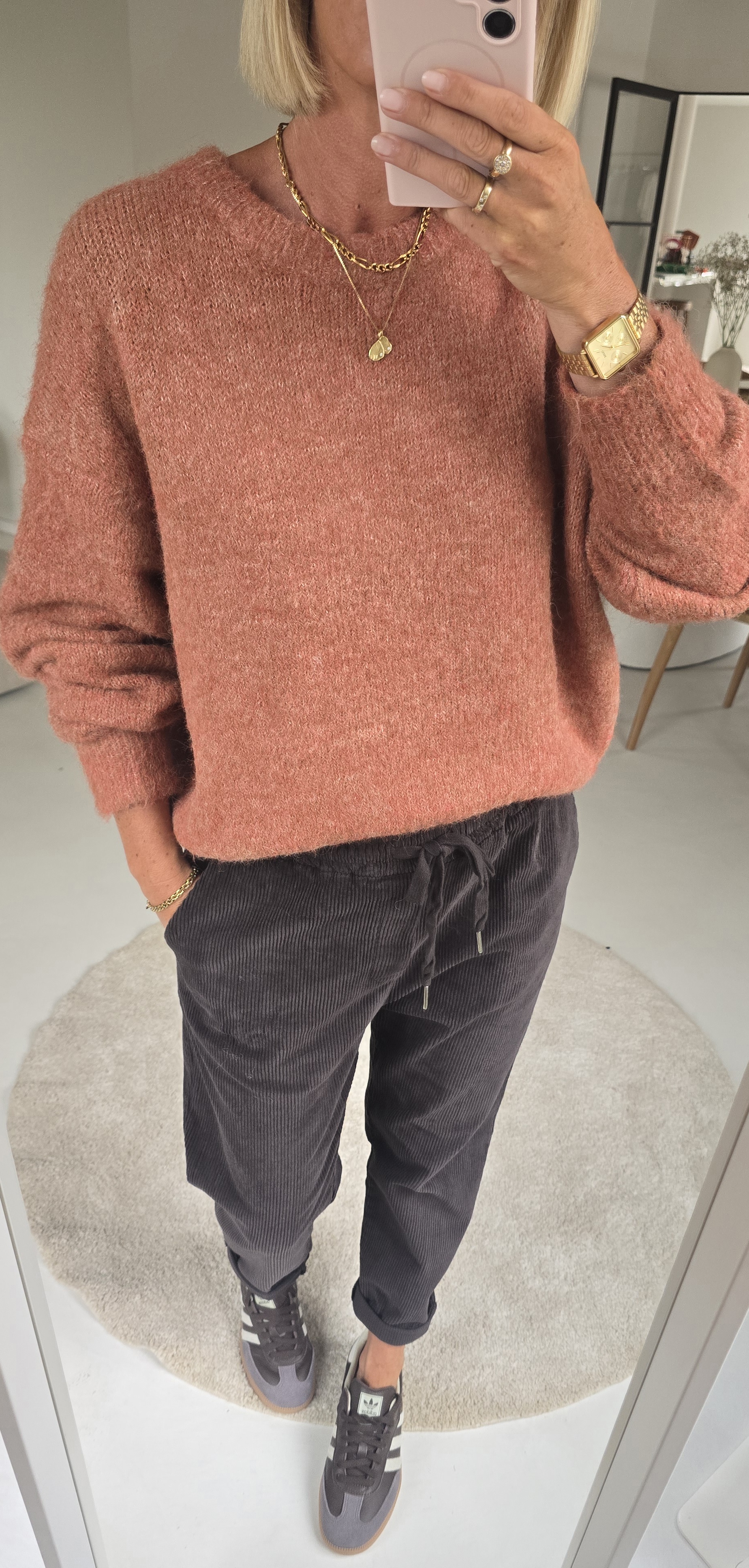 BEZIERS soft knit rust