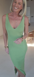 COLIA knit dress green