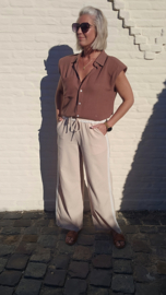 SAVANNAH linen pants beige