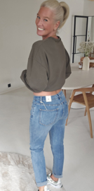 REGAN relax jeans midi blue