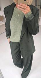 COLETTE suit blazer dark khaki
