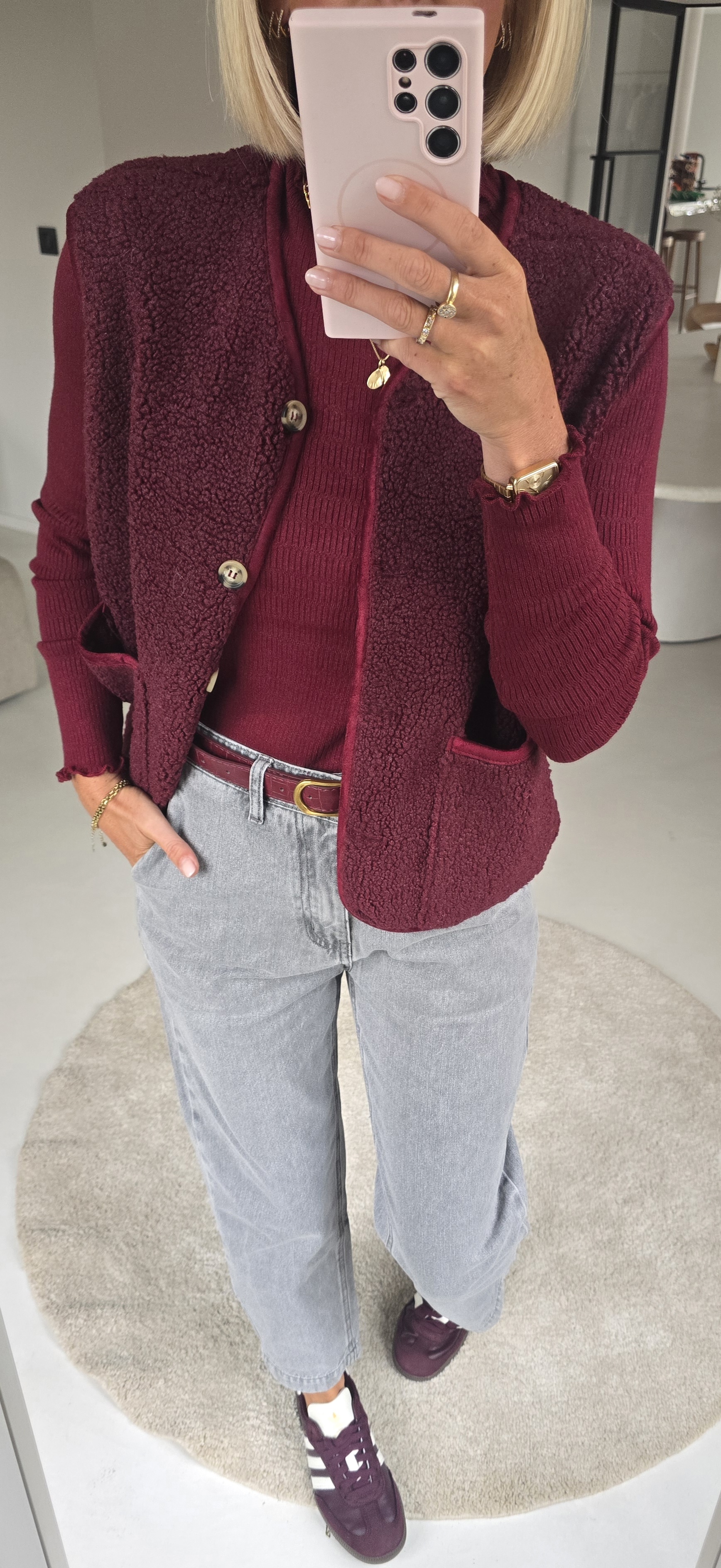 SOFTIE softest longsleeve burgundy