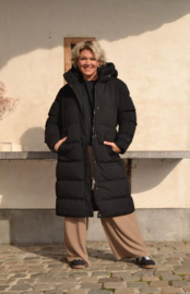 TRIX maxi winter puffer coat black