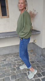 POCKET sweatshirt khaki