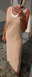 AMY maxi dress beige tall line