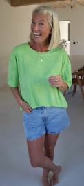 DANA terry T-shirt fresh green
