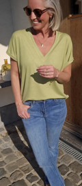 INA viscose tee anis