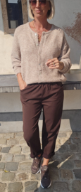 LIESJE cardigan taupe