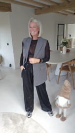 MILI glitter pants black