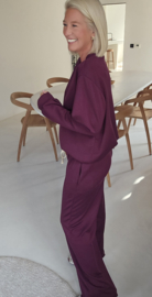 ANDIE jogger set burgundy