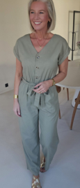 JOOLS cotton jumpsuit khaki