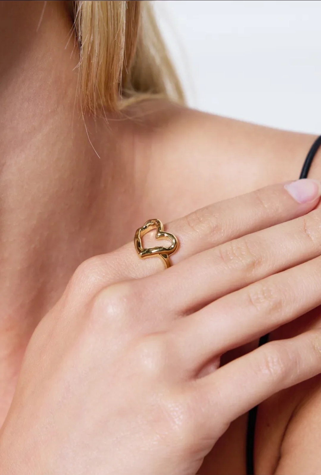 HEART ring gold