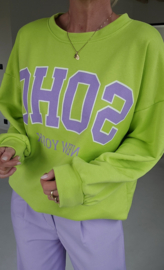 SOHO cotton sweatshirt lime