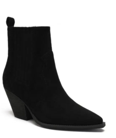 BREE suede ankle boots black