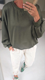BASIC sweatshirt khaki