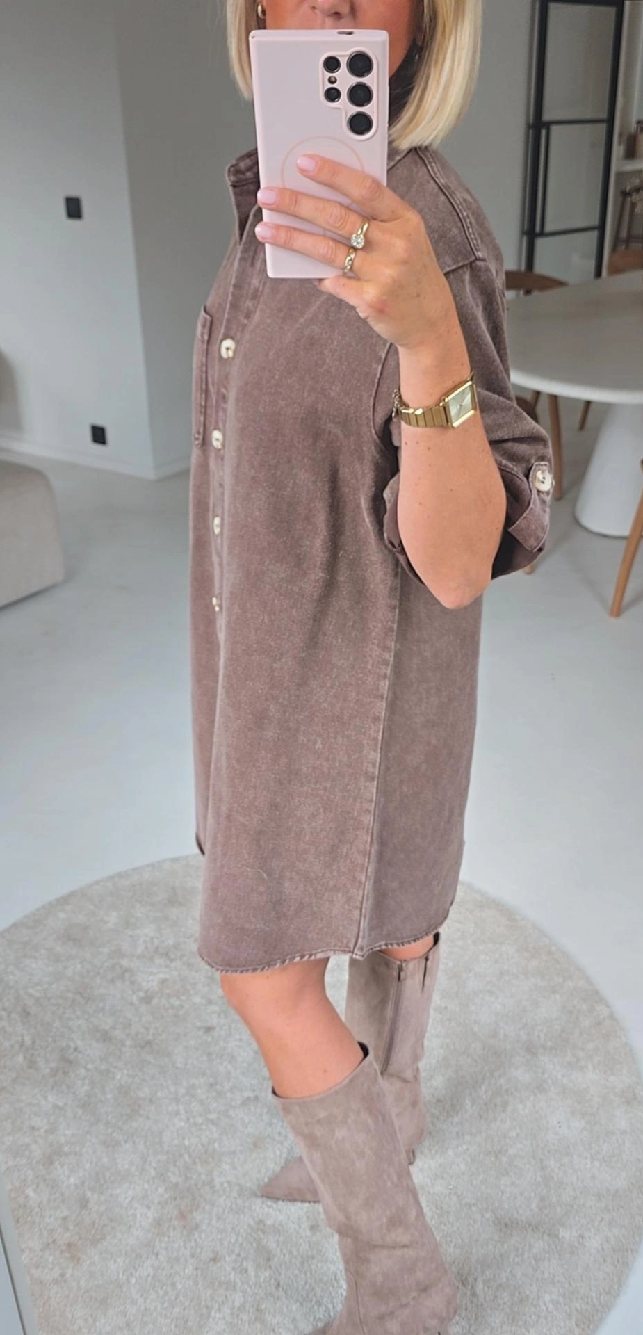 THE PERFECT JEANS 3 dress chocolat