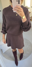 FENNA knit set chocolat