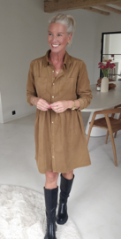IMRY corduroy dress camel