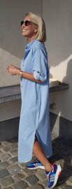 JINI maxi jeans dress soft blue