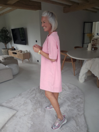EMMA denim dress pink