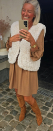 JAYLIN viscose dress camel
