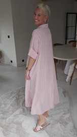 CELESTE maxi dress soft pink curve