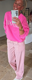 BISOUS sweatshirt pink
