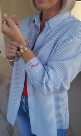 LOVE LETTER striped shirt