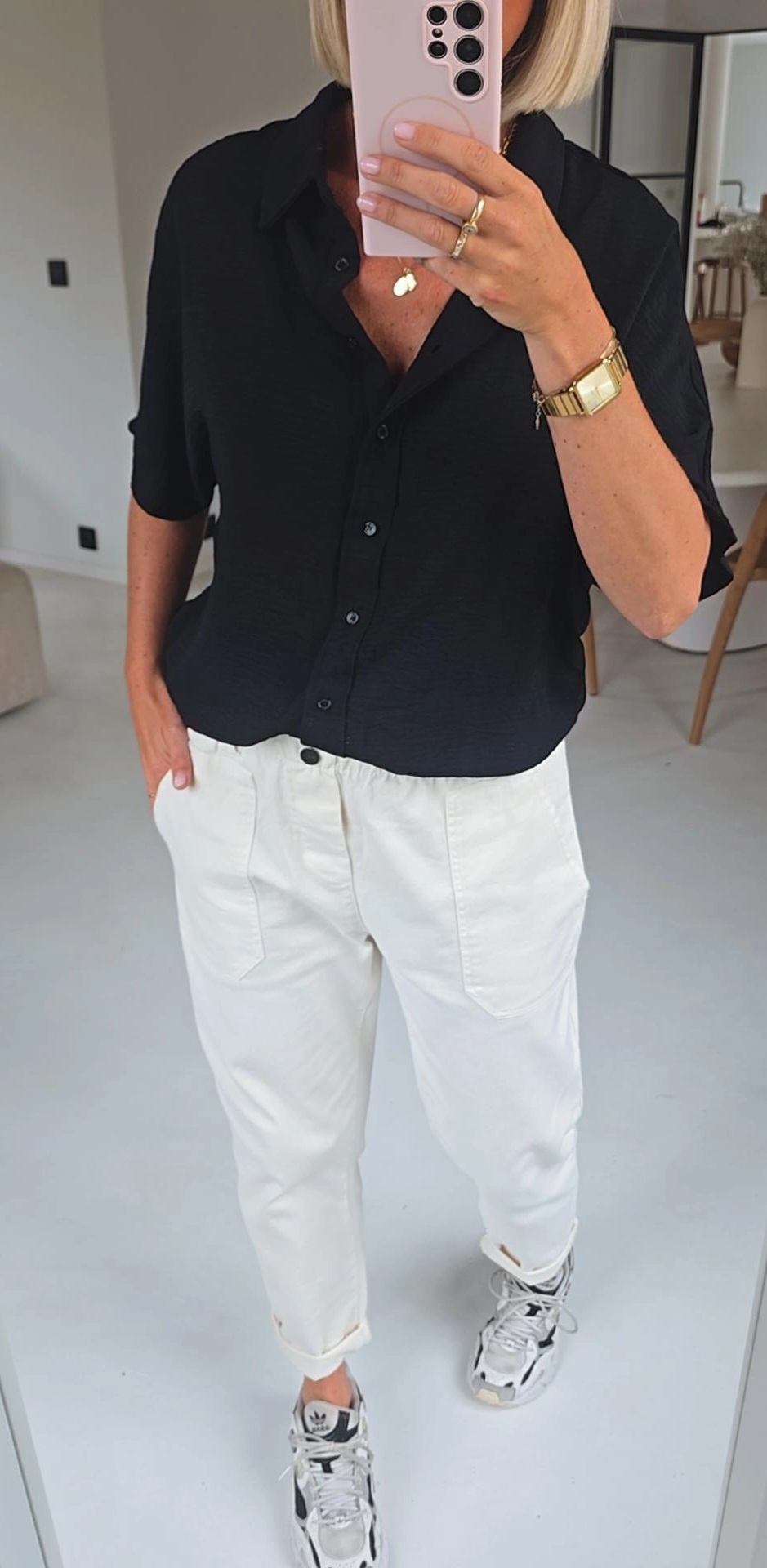 MIA short-sleeved shirt black