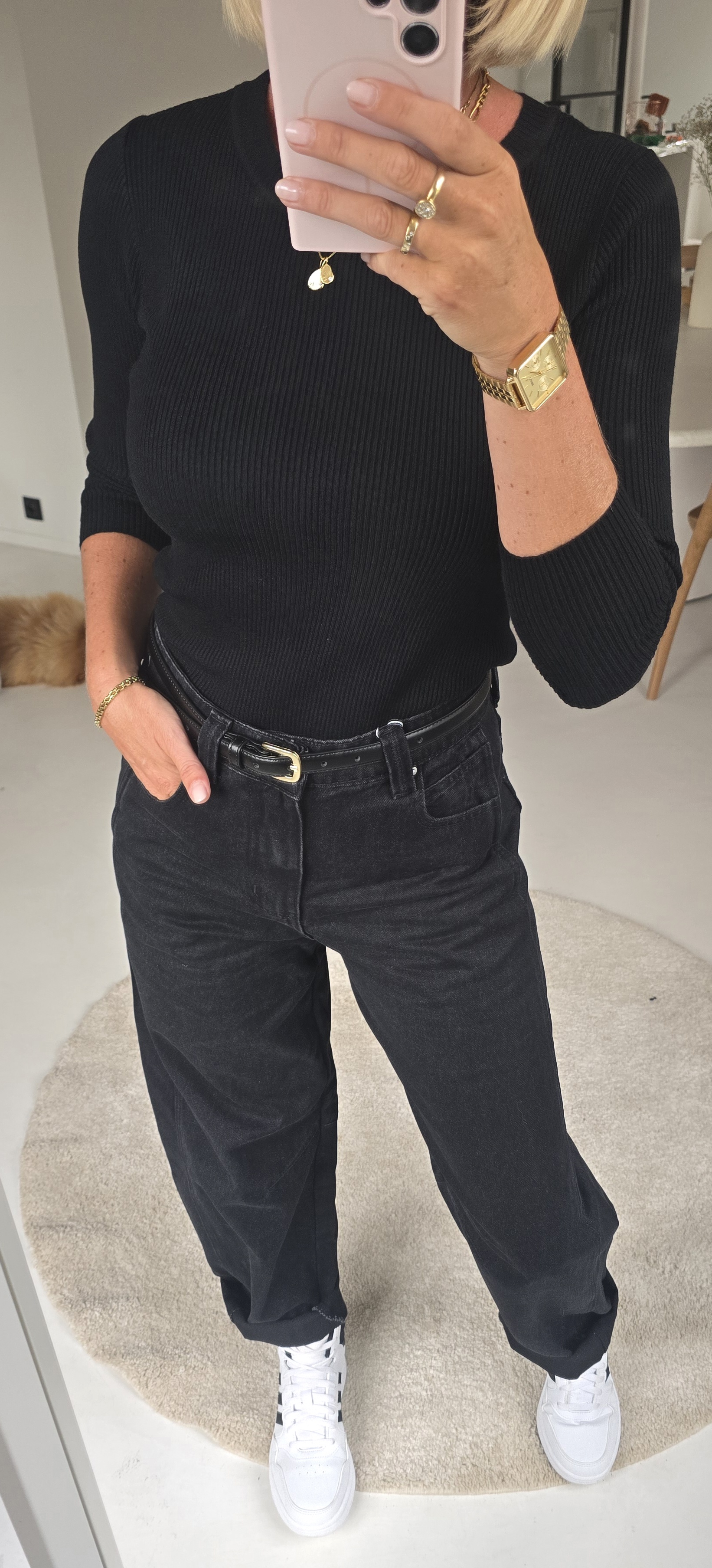 MILIA basic knit black