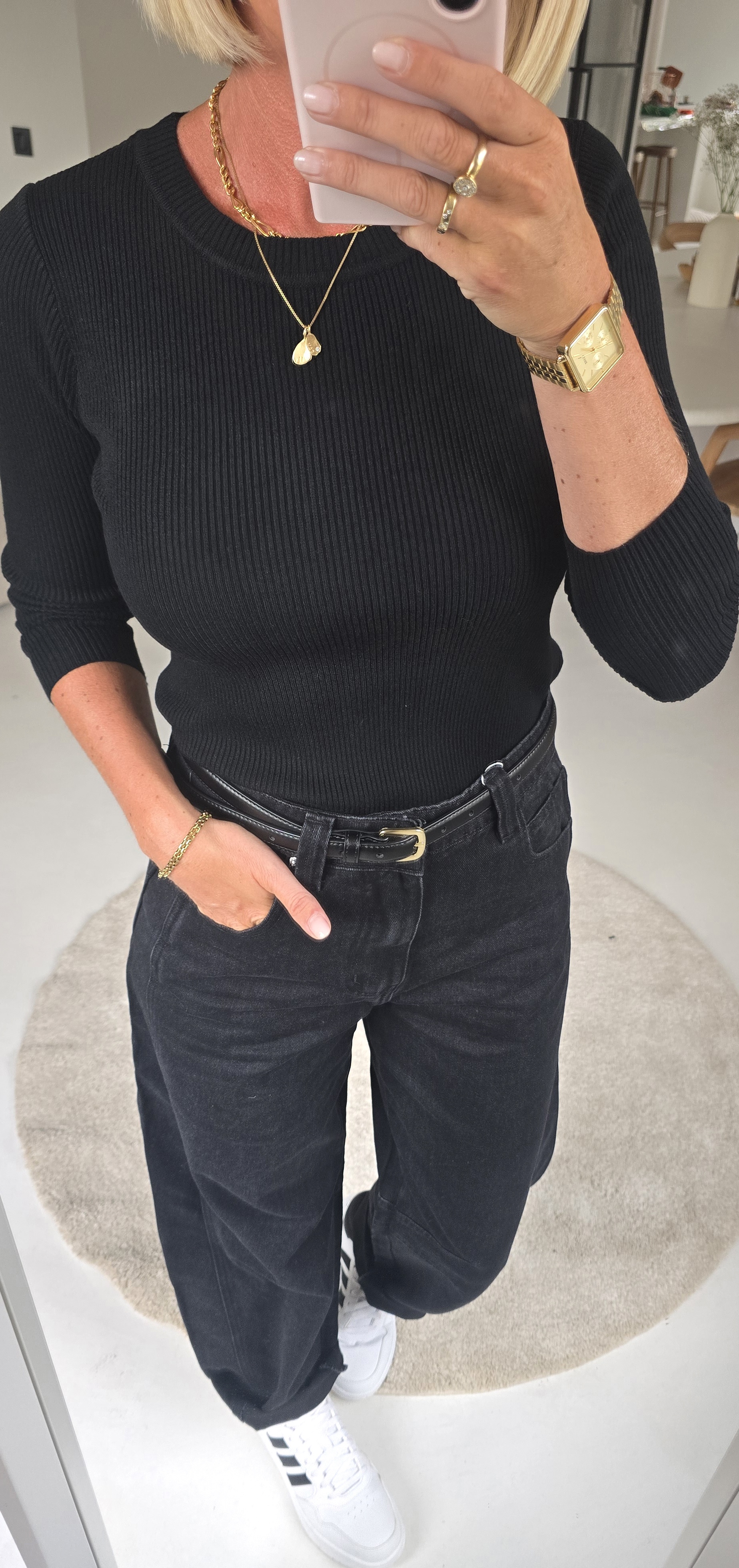 MILIA basic knit black