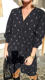 WAVA cotton dress black