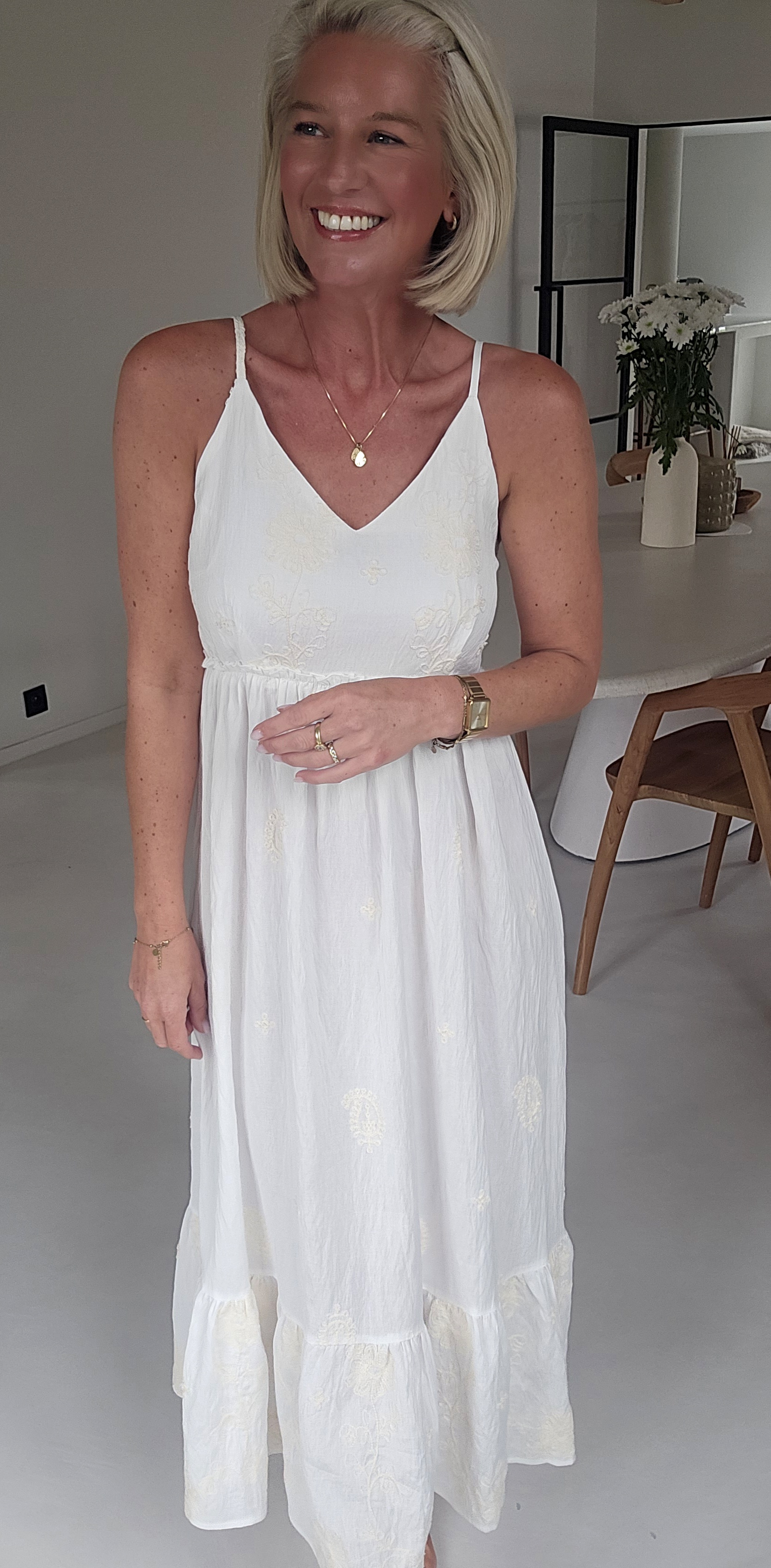 FELICE maxi embrodered dress