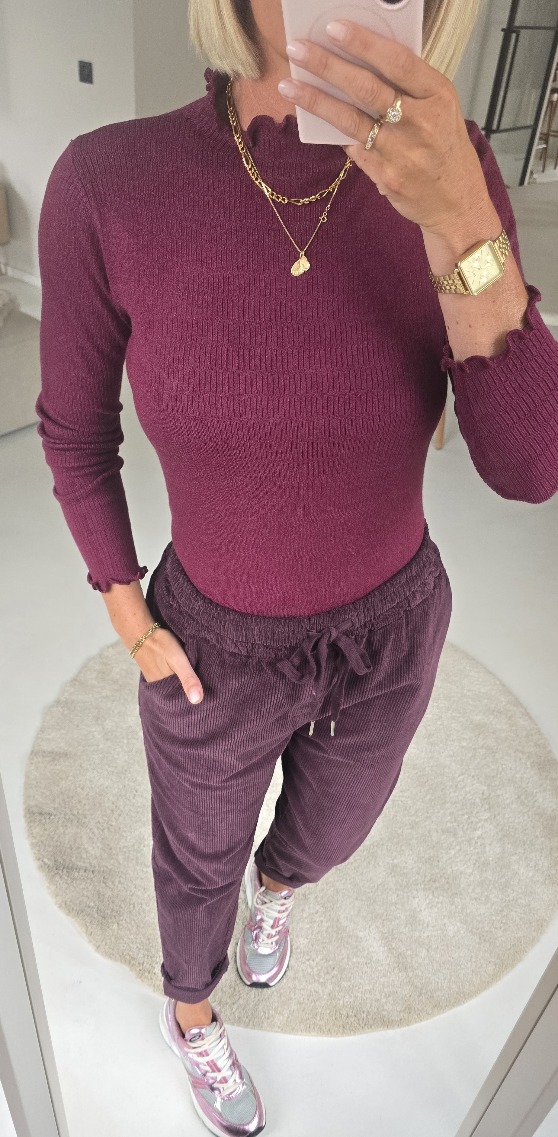 SOFTIE softest longsleeve aubergine