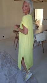 MELTE maxi T-shirt dress yellow