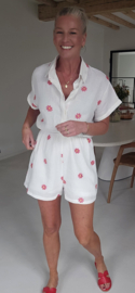 FLOWER tetra playsuit