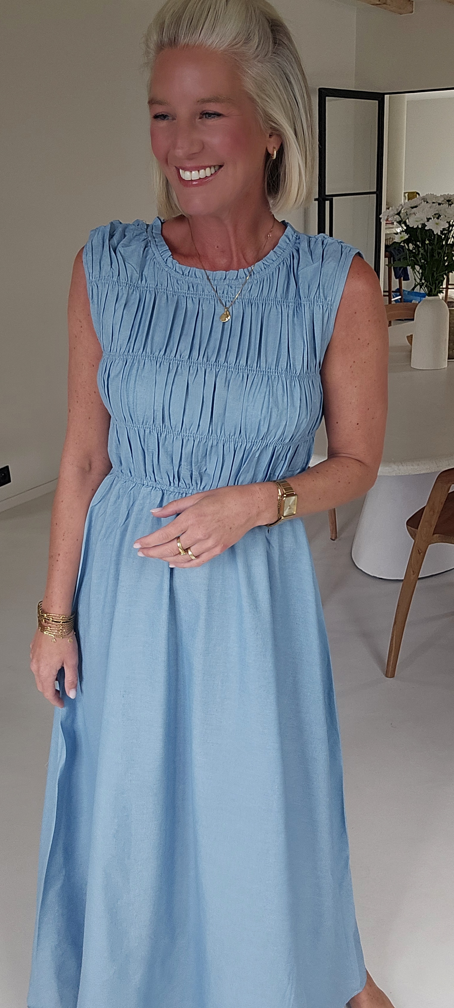 MARINI maxi jeans dress
