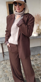 COLETTE suit blazer chocolat