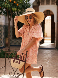 CARO flowered dress multi
