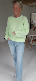 CHARLIZE supersoft knit apple green