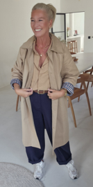 CATO maxi trench coat beige