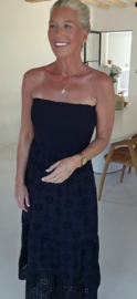 BELIZE bustier dress black