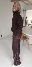 CHARLINE turleneck knit chocolat