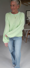 CHARLIZE supersoft knit apple green