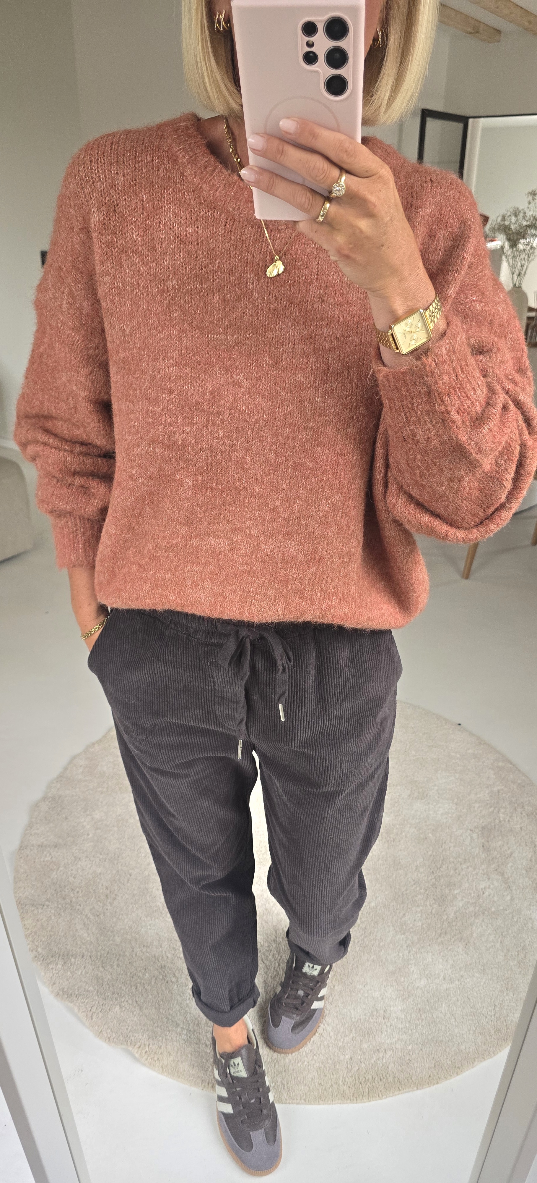 BEZIERS soft knit rust