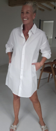 FAYE shirt dress white