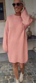 MANDINE midi knit dress soft pink