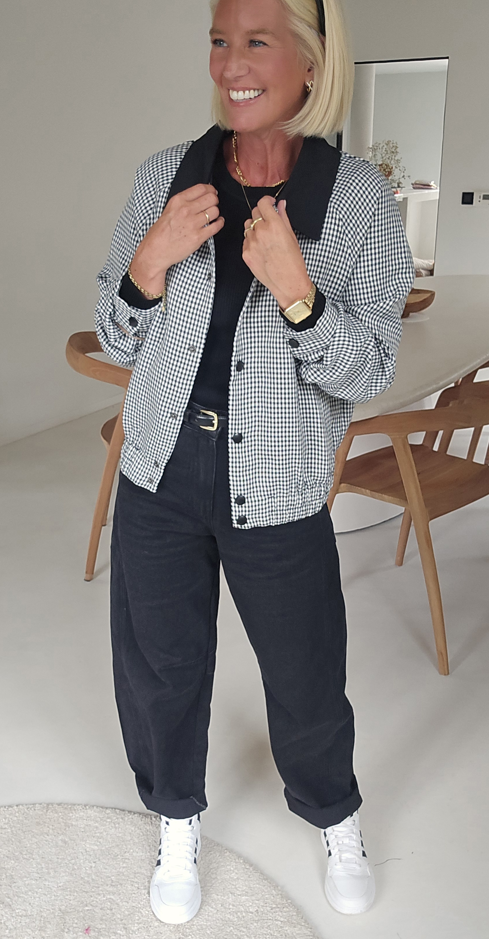 CAITH vichy jacket